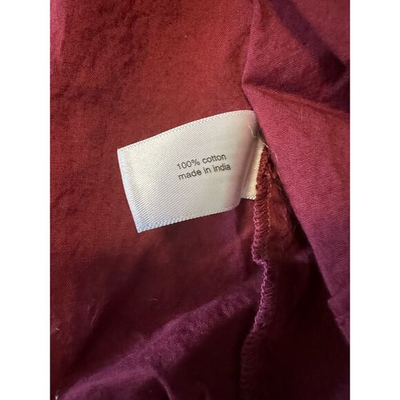 Lane Bryant Top Womens Plus Size 18 Pink Red Tie Dye Gauze Ling Sleeve Lined - Picture 8 of 8